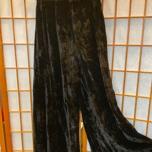 Vintage 1970’s Alex Colman Bohemian Baddie Crushed Velvet flare pants